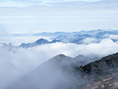 Clouds add beauty to Nanping national park